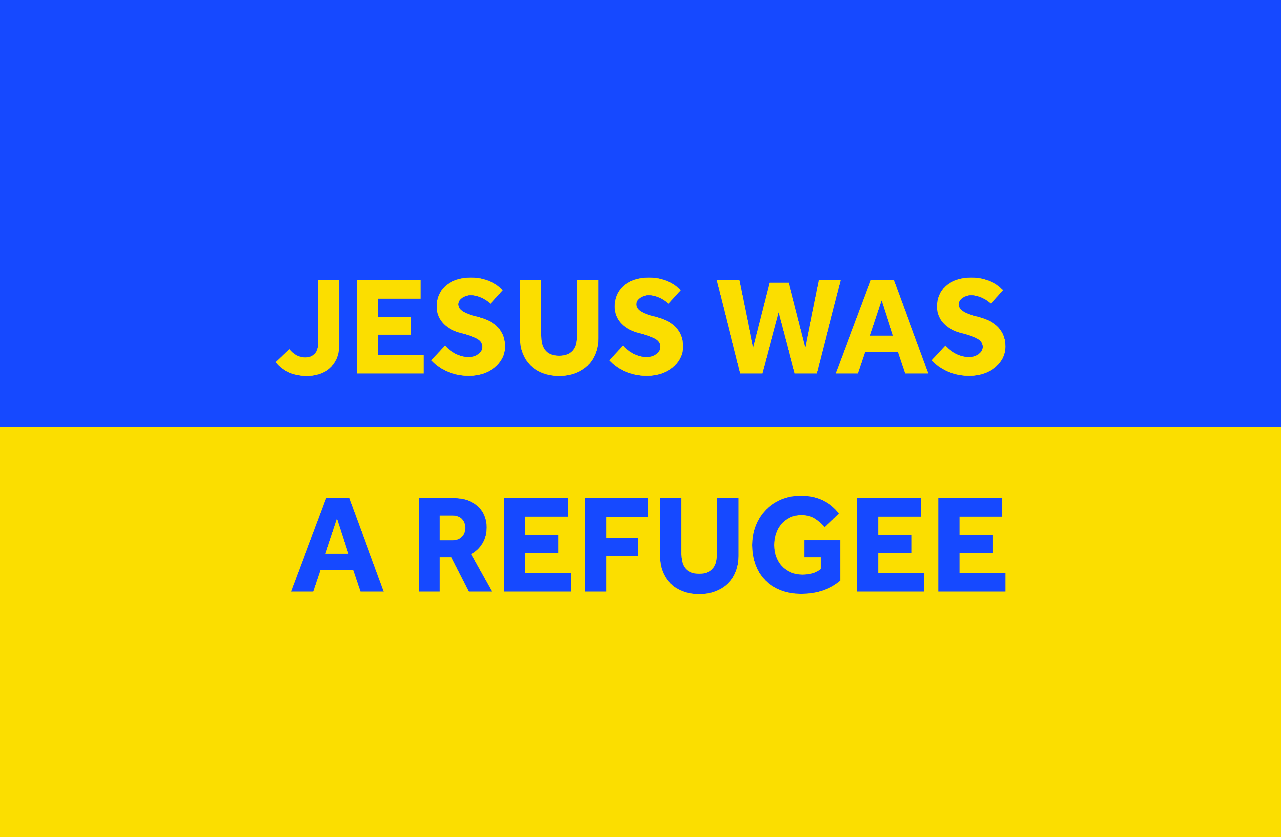 Jesus was a refugee